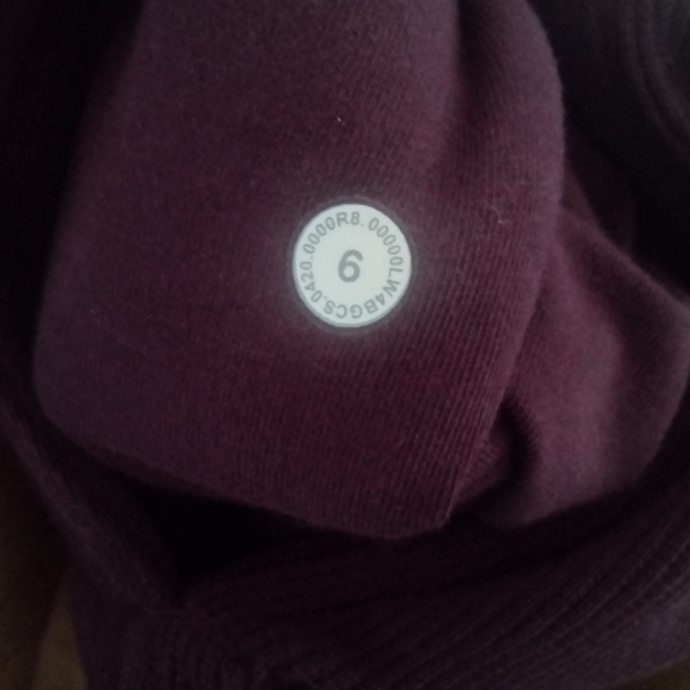 Lululemon Radiant Jacket II Cassis Cotton Fleece Size 6 - Picture 10 of 11